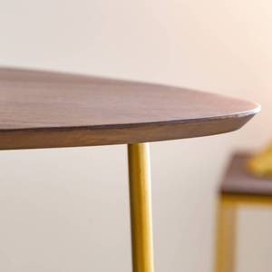 Mesa auxiliar Vandana Lyra Elara de madera de mango y metal - Product Image 4