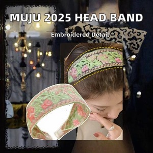 Diadema Bordada de Alta Calidad para Mujer, Accesorio para el Cabello con Tela Floral, para Bodas, Fiestas, Oficina y Estilo Casual, en Venta - Product Image 5