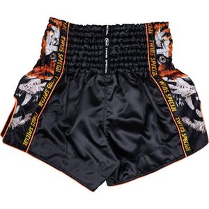 Shorts de Muay Thai OEM Twins, logo personnalisé, 100% polyester, respirant, séchage rapide, durable, léger, extensible. - Product Image 5
