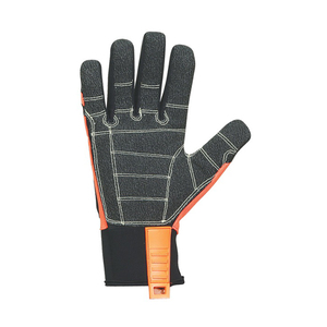 Cut Resistant Impact <b>Gloves</b> Made Grain Leather Knuckle Padding Material TPR Work Safety <b>Gloves</b> - Product Image 5