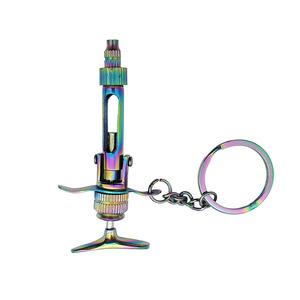 Llaveros de equipo dental para uso comercial, de acero inoxidable color titanio, llaveros de regalo para médicos para promociones - Product Image 1