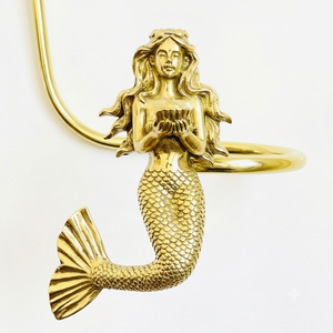 Sujetador de Cortina de Metal Dorado Premium con Diseño de Sirena para Decoración de Ventanas de Lujo en Salas de Estar, Dormitorios y Hoteles - Proveedor Mayorista - Product Image 1