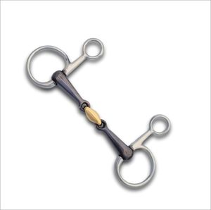 Nouveauté : Mors de cheval Pelham en acier inoxydable avec double anneaux de rênes - Product Image 2