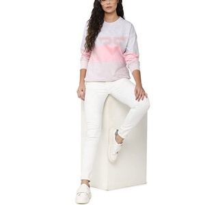 Sudaderas de nuevo estilo, ropa deportiva con logotipo personalizado, sudaderas ajustadas de alta calidad de lana de algodón para mujer - Product Image 3
