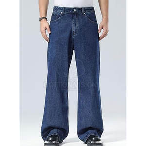 กางเกงยีนส์ผู้ชายแฟชั่น กางเกงทรงหลวม กางเกงยีนส์ผู้ชายทรงหลวม กางเกงลำลองผู้ชายใส่สบาย กางเกงผู้ชาย - Product Image 2