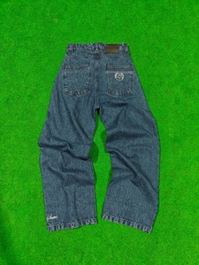 Custom Designer Stretch Straight Oversized <b>Boot</b> Cut Wide Leg Vintage Salvage Japanese Raw Selvedge Denim Pant Baggy Jean for Men - Product Image 4