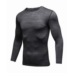 Printed Rash Guard Tee <b>Men</b> Long Sleeve Base Layer T-<b>Shirt</b> Spandex Polyester Sports <b>Compression</b> Top <b>Men</b> Workout Wear Tight <b>Shirt</b> - Product Image 3