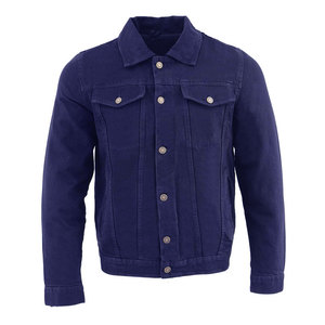 2025 High Quality Men's Slim Jean Jacket Custom Style Down-Filled Denim for Winter <b>Top</b>-Rated Best Sale Product - Product Image 2