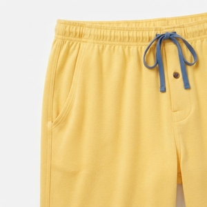 Pantalon décontracté pour homme en lin/coton imperméable brodé OEM - Product Image 4