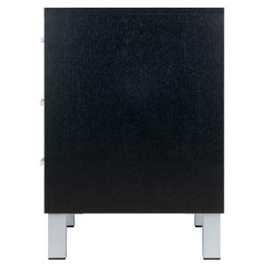 Cawlins Black Accent Table Mesita de noche elegante para la decoración de su hogar - Product Image 4