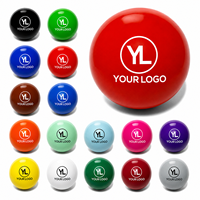 Ballon anti-stress souple en mousse PU imprimé avec logo personnalisé, en gros, en stock d'usine, jouet de relaxation, cadeaux promotionnels bon marché