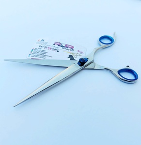 Rgill กรรไกรตัดขนสัตว์เลี้ยง8.0นิ้ว,กรรไกรตัดขนสัตว์เลี้ยงกรรไกรตัดฟันคู่แบบโค้งตรงฟันปลาฉลาม JP420J2จำนวน5ชิ้น - Product Image 4