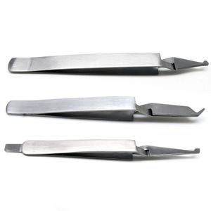 Dental Bonding Tweezers Reverse Action Orthodontic Pliers <b>Bracket</b> Placement Tweezer Stainless Steel Orthodontic Instruments - Product Image 1