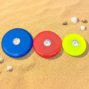 Colorful <b>Plastic</b> Flying <b>Disc</b> Round Throw Catch Toy for Outdoor Games Pet Training - Product Image 3