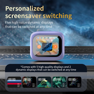 ANC TWS Không Dây Earbuds Với Đầy Đủ <span class=keywords><strong>LCD</strong></span> Màn Hình Cảm Ứng Trong Tai Chơi Game Headphone Với ENC Cảm Ứng Thông Minh Chức Năng Chống Thấm Nước - Product Image 6