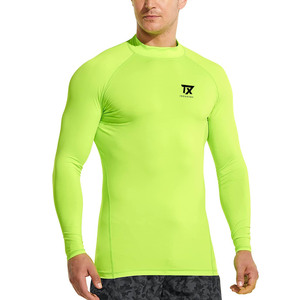 Camiseta de Compresión (Rash Guard) para Hombre, Personalizable con Logotipo, Spandex/Nylon, UPF50, Anti-UV, Transpirable, Secado Rápido, Manga Larga, Ecológica, para MMA - Product Image 4