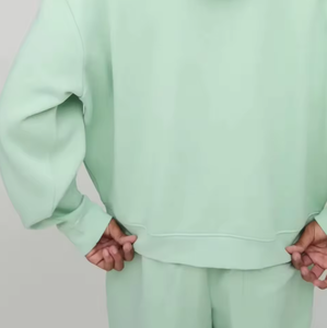 ชุดเซ็ตเสื้อฮู้ดดี้โอเวอร์ไซส์และกางเกงวอร์มผู้ชายสั่งทำพิเศษ ผ้าฝ้าย 100% 500 GSM - Product Image 2