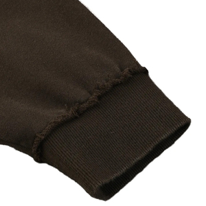 เสื้อสเวตเชิ้ตคอกลมแบบซิปครึ่งตัว ล้างสีแบบแอซิดวอช ทรงโอเวอร์ไซส์ สไตล์วินเทจ สตรีทแวร์ แบบสั่งทำพิเศษ พิมพ์โลโก้ รับผลิตแบบ OEM ODM - Product Image 4