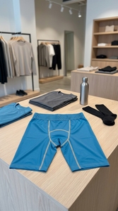 Shorts de plage pour hommes, légers, à séchage rapide, pour les vacances d'été, décontractés, avec cordon de serrage - Product Image 3