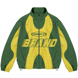 BRAND Tracksuit Set Color Blocking Full Zipper Sporty <b>Jogger</b> Suit Unisex Adult Spring Breathable <b>Polyester</b> 320gsm - Product Image 2