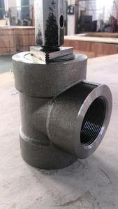 <span class=keywords><strong>ASTM</strong></span> <span class=keywords><strong>A182</strong></span> gr F53 ổ cắm Hàn 3/4 inch Chủ Đề Rèn rèn khuỷu tay - Product Image 3