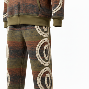 Chándal de hombre de alta calidad, 100% algodón, diseño personalizado, peso pesado, estampado, venta al por mayor. - Product Image 5