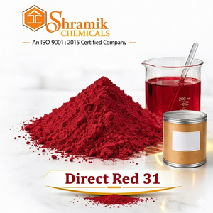 Rojo Directo 31 Rojo 12B CAS 5001-72-9 CI 29100 Tinte Textil en Polvo Rojo para Papel Shramik Chemicals - Product Image 1