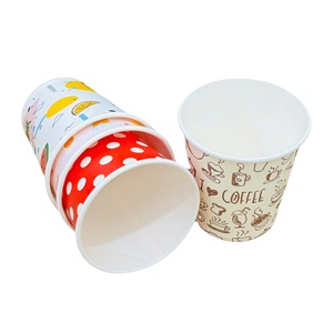 Vasos de Papel Desechables Personalizados con Logotipo de Empresa, de 250 ml, Blancos, de 6 oz, 8 oz, 12 oz, 16 oz, de Grado Alimenticio, de 2 Capas, para Café y Helado - Product Image 2