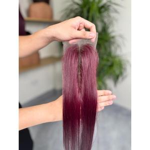 Closure en dentelle 5x5 pré-épilée, cheveux vietnamiens bruts, baby thin rose, vente en gros - Product Image 1