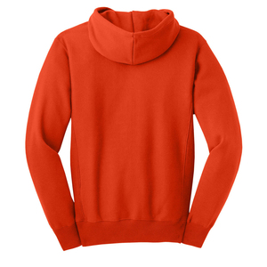 เสื้อสเวตเชิ้ตมีฮู้ดสีส้มสำหรับผู้ชาย พิมพ์ลาย Love Is All You Need ผ้าฝ้ายถักแบบลำลอง ดีไซน์กระเป๋าหน้า ทรงปกติ ใส่ได้ในฤดูใบไม้ร่วง - Product Image 4