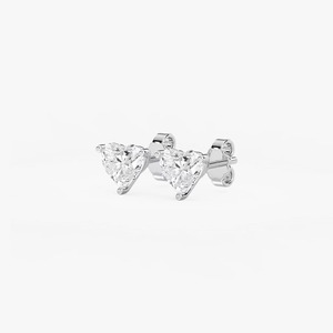 IGI Certified Lab Grown Heart Shaped Diamond <b>Earrings</b> White Diamond <b>Stud</b> <b>Earrings</b> for Women Elegant <b>Fine</b> Jewelry Gift - Product Image 4