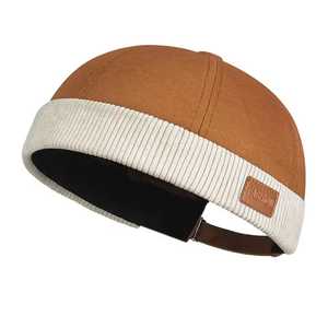 Custom Logo Unisex Solid Jacquard <b>Beanie</b> Hat 100% Cotton Breathable <b>Waterproof</b> Computer Knitted Casual Winter Outdoor Adult Size - Product Image 2