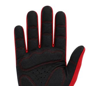 Gants de cyclisme pour hommes, rouge marine, rembourrés, antidérapants, haute performance, pour le cyclisme en plein air, la route, le VTT, l'entraînement - Product Image 3