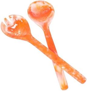 ช้อนสลัดเรซิ่นทำมือสไตล์เพอร์เฟค ชุดช้อนเสิร์ฟตกแต่ง ช้อนผสมอาหาร ช้อนดินเนอร์ ด้ามจับช้อนสลัด - Product Image 3