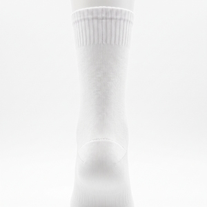 Chaussettes de sport blanches pour la course à pied, respirantes, en coton tricoté, couleur unie, logo sur le bord, pour adultes, été. - Product Image 2