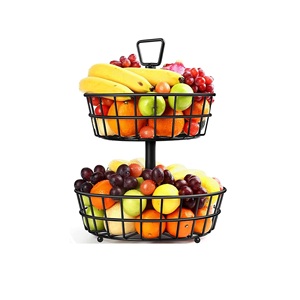 Metal Fruit <b>Basket</b> for Kitchen Counter Stylish Wire Bowl for Fresh Produce Storage Dining <b>Table</b> Centerpiece Home Decor - Product Image 6