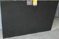 Dalles de granit noir Galaxy, grandes dalles, comptoirs de villa, surface antique, design moderne, haute résistance, garantie de 2 ans, qualité supérieure