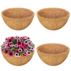 Handcrafted Bamboo Circular Hanging Planter - Wholesale Garden <b>Decor</b> - Product Image 3