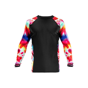 เสื้อแรชการ์ดสำหรับว่ายน้ำแบบยูนิเซ็กซ์ ป้องกันรังสียูวี UPF 50 แขนยาว แห้งเร็ว ระบายอากาศได้ดี เป็นมิตรกับสิ่งแวดล้อม เหมาะสำหรับเล่นน้ำชายหาด เล่นเซิร์ฟ ดำน้ำตื้น - Product Image 5