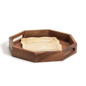 Bandeja de Servir de Madera con Acabado Liso y Diseño Elegante para Entretenimiento en Interiores y Exteriores a Bajo Precio - Product Image 2