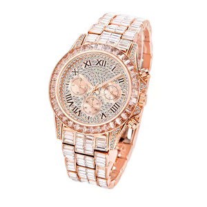 Elegante Reloj Urbano de Cuarzo para Hombre con Diamantes de Moissanita, Estilo Premium para la Calle - Product Image 1