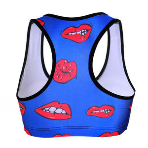 เสื้อชั้นในกีฬาแบบ Racerback สำหรับผู้หญิง ดีไซน์สายรัด ไร้โครงเสริมฟองน้ำ ระบายอากาศได้ดี เหมาะสำหรับออกกำลังกาย ฟิตเนส ยิม ขายส่งในสหรัฐอเมริกาและยุโรป - Product Image 2