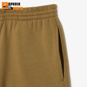 Pantalones Cortos Casuales Personalizados para Hombre, 100% Algodón, Sólidos, Ecológicos, Transpirables, de Secado Rápido, con Cintura Elástica Media, Logotipo Frontal, de Tela Gruesa - Product Image 2