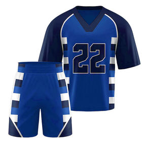 Uniformes de Lacrosse para Hombre y Mujer, Poliéster Personalizado, Transpirable, de Secado Rápido, Parches con Nombre Termosellados, Conjunto de Sublimación para Equipo - Product Image 6