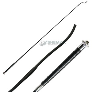 Fouets d'équitation légers en cuir et acier inoxydable, accessoires pour sports équestres - Product Image 4