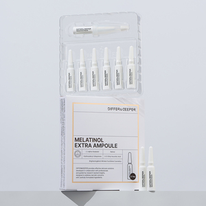 DIFFER&KEEPER Melatinol Extra Ampoule 7ea Suero Blanqueador Facial con Ácido Hialurónico para Uso Doméstico - Product Image 6