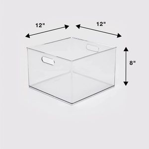 Contenitore di Plastica Multiuso 30x30x20 cm per Organizzazione e Risparmio di Spazio - Product Image 2