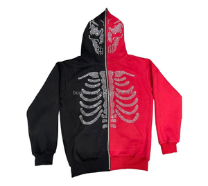 <b>Men</b> Hoodie Custom Printed <b>Men's</b> Hoodies High Quality Full Zip-Up Winter Street Wear Style Zipper Hoodies <b>For</b> <b>Men</b> - Product Image 6