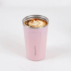 แก้วกาแฟเก็บความร้อนพร้อมที่กวนอัตโนมัติ สแตนเลสสตีล สกรีนโลโก้ได้ พร้อมที่กรองชา - Product Image 1