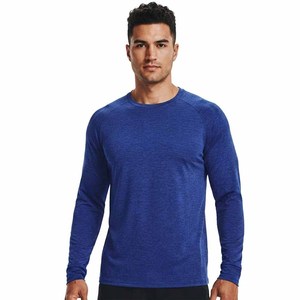 Nouveau T-shirt décontracté pour homme à manches longues, coupe classique, en jersey uni non tissé, grande taille, en Spandex/Polyester, vente en gros personnalisée - Product Image 3